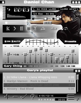 Gary - Daniel Chan WINAMP SKIN