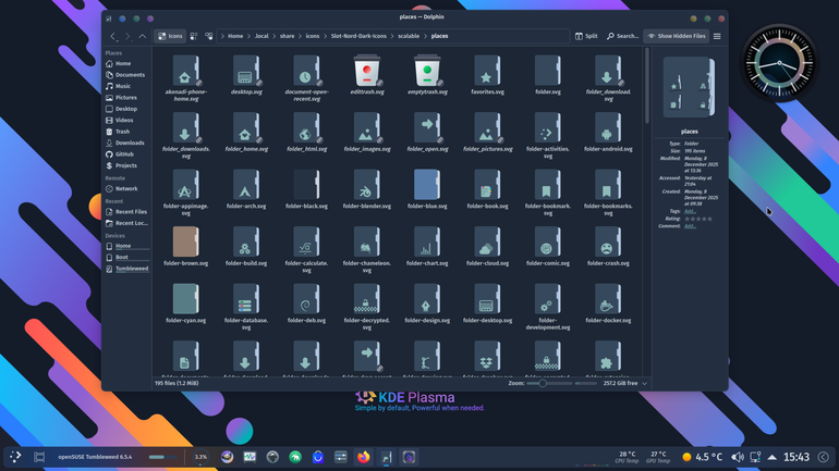 Slot Nord Dark Icons