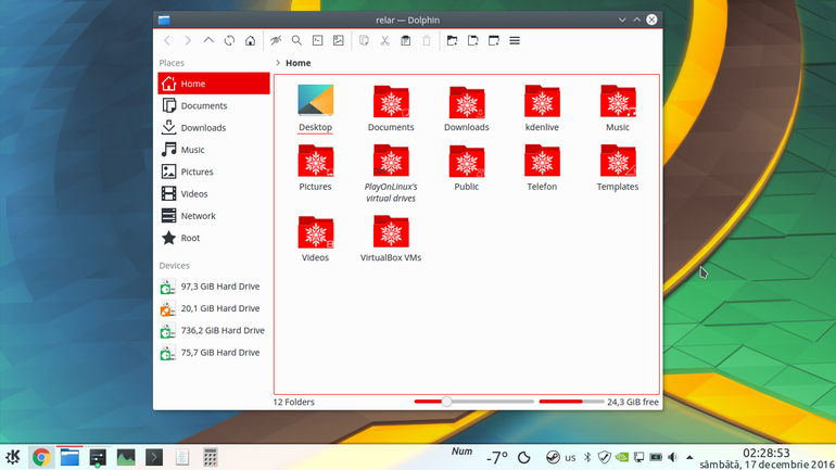 Breeze Winter icon theme