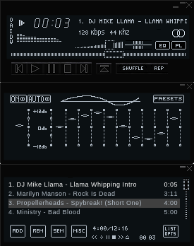 Winamp "NoName Hi-Fi" Created by JIEuTEHAHT_KOJIOM6O at 24.07.2010