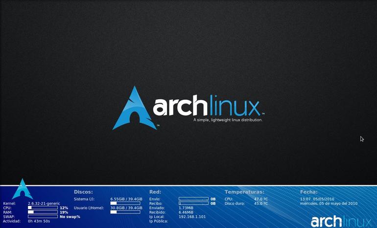 Conky Arch Theme