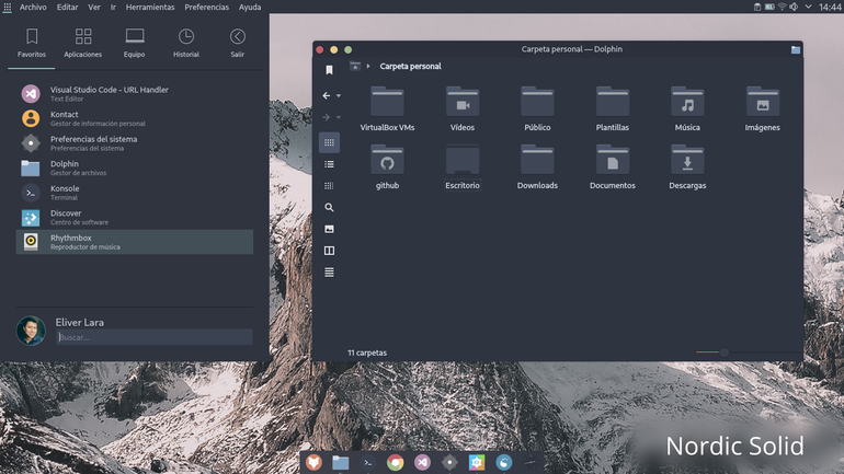 Nordic solid KDE
