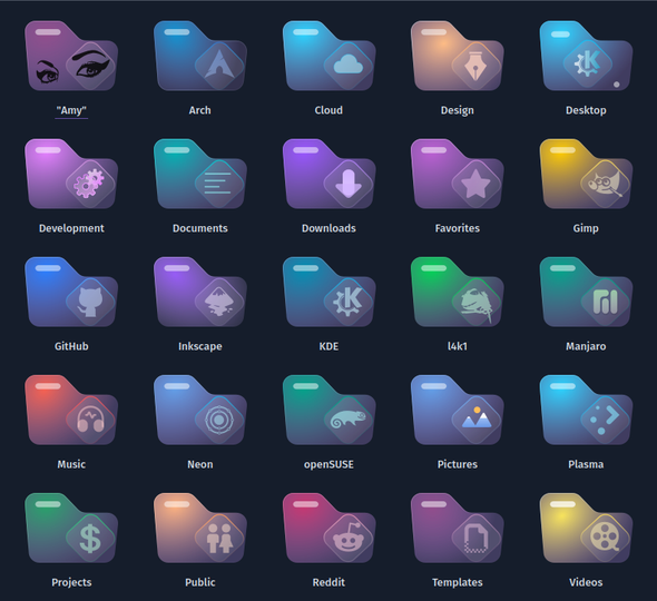 Azure Dark Icons