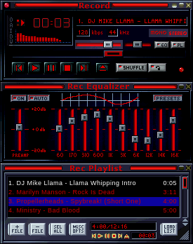 Record Skin for Winamp 2