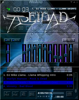 Alternate WinAmp Skin by