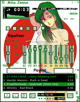 Milia Jenius Winamp Skin v1.0