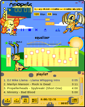 Neopets Winamp Skin Ver.2