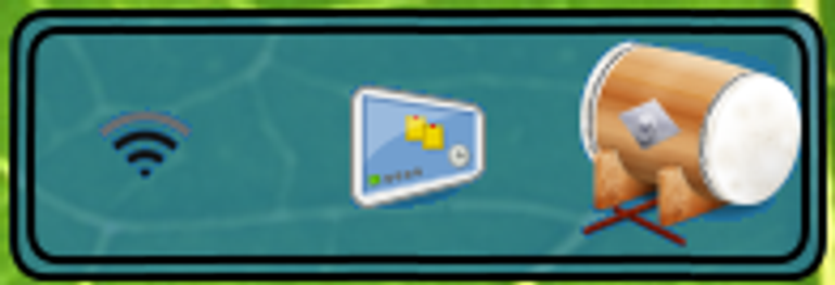 System tray screenlet