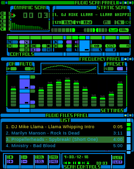 UFP Saratoga Audio Files Scanning Panel
