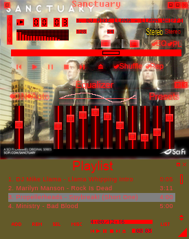 Skin from the tv show Sanctuary. The host is updating the website servers