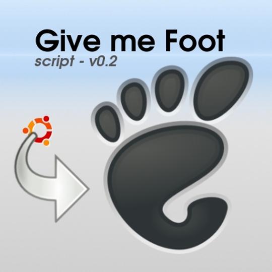 Give me Foot (script)