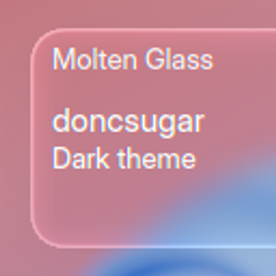 Sumac Molten Glass doncsugar