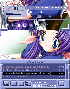 "Cherry" Vers. 01 skin made on July 21, 2000 by Saka Ogawa