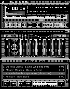 THE BIG PIG winamp skin version 3.00