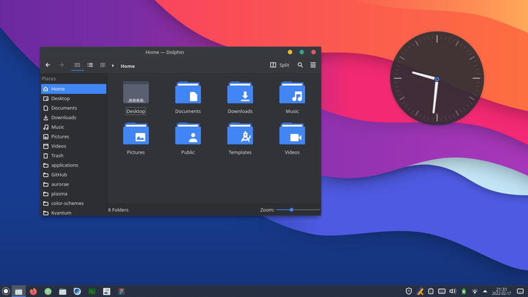 Vimix dark plasma theme