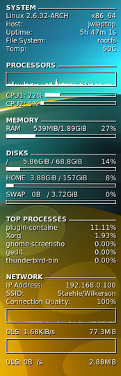 Simple Conkyrc