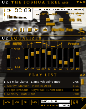 This is my fist WinAmp Skin.