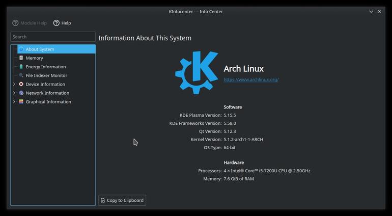 Super Dark plasma theme