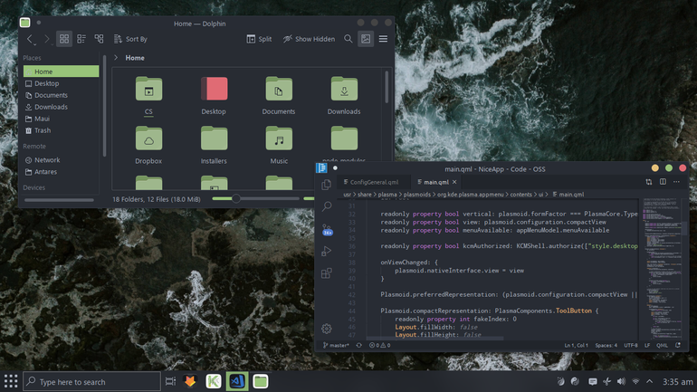 One dark icons