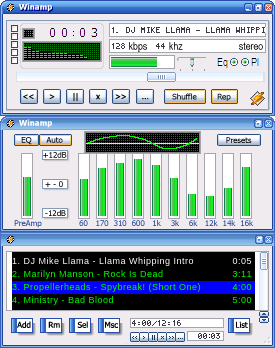 Windows XP Royal Winamp Skin