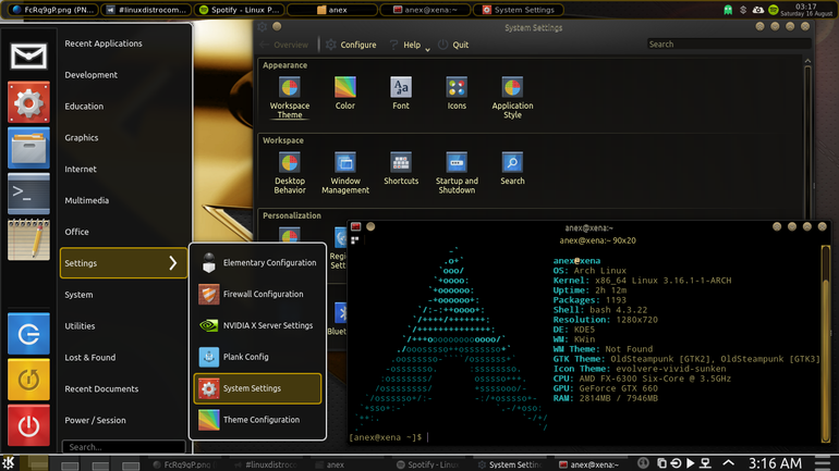 lucid-gold 'plasma 5 theme'