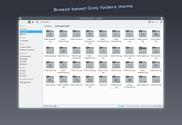Breeze grey folders pack