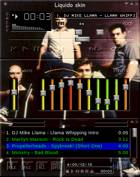 Liquido skin for winamp by XDM (DariusM@takas.lt)