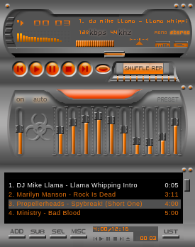 Sleek Skin for winamp