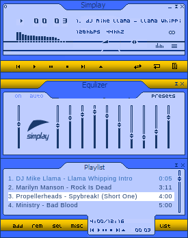 Simplay Classic Winamp Skin By Can Uluchay