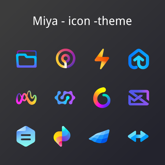 Miya icon theme
