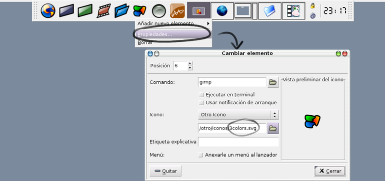 SVG icons for XFCE