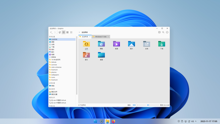 Win11OS-light Aurorae Theme