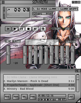 This skin is based on an image of Sephiroth, by Nomura Tetsuya.