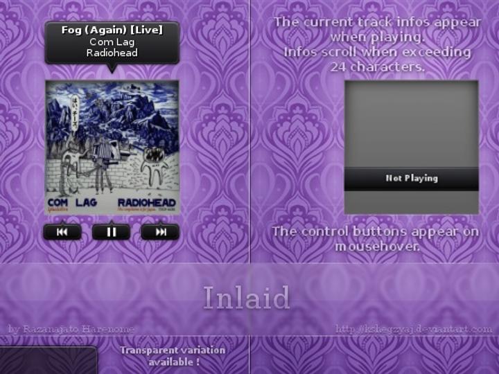 Inlaid Theme for NowPlaying Screenlet