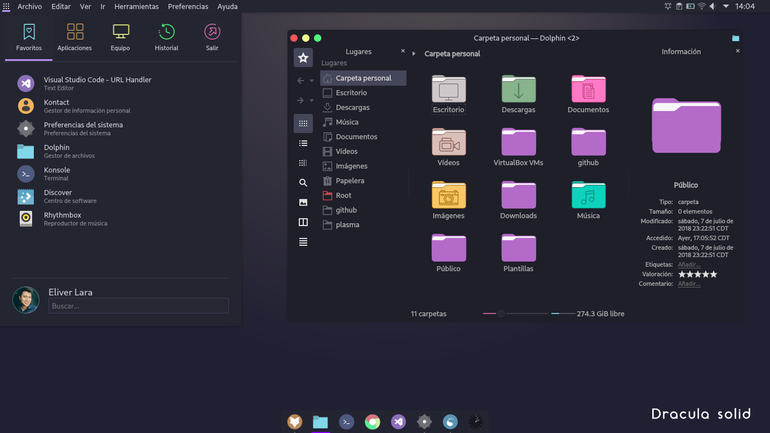 Ant-Dracula KDE