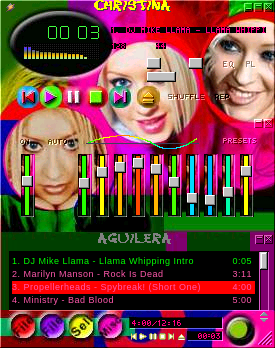 Wow look at her,       she playin' with colour.