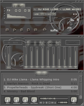 README.txt: FINCH Winamp 2.x Skin