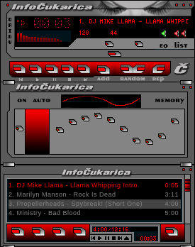 InfoCukarica winamp skin v3.0