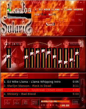Alternate WinAmp Skin by