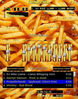 Skin name:French Fries.