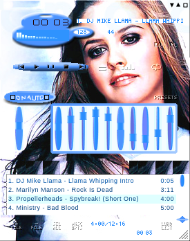 Alicia Silverstone Winamp Skin