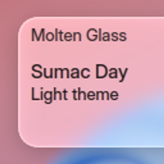 [beta] Sumac Day Molten Glass