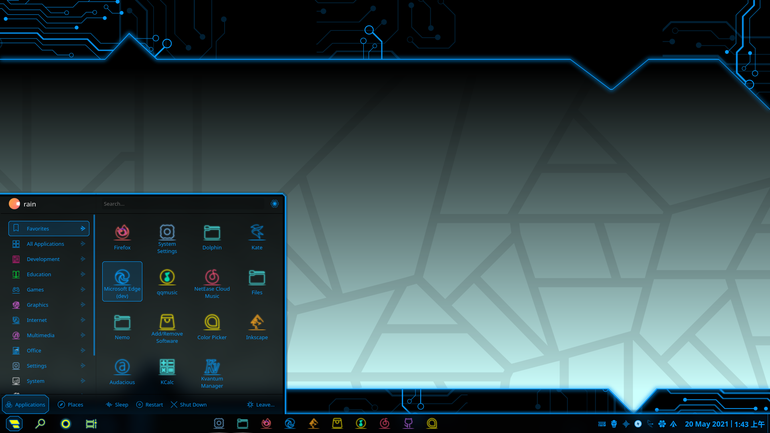 LyraB-dark Plasma Theme