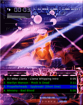 La salle de concert dans Macross+