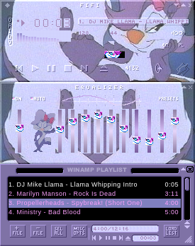 Fifi La Fume Classic Winamp Skin