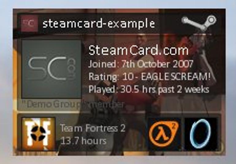 MySteamcard Screenlet