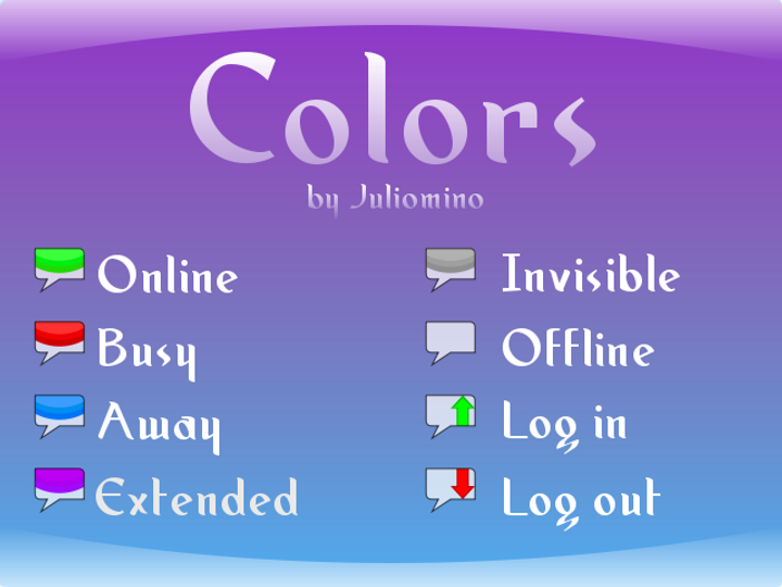 Colors - Pidgin status icons