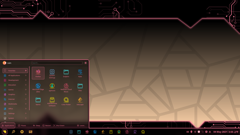 LyraF-dark Plasma Theme
