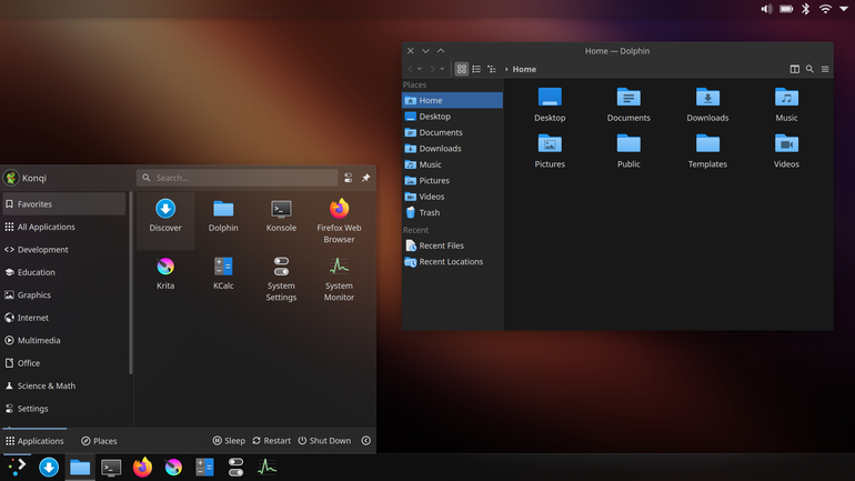 Haptic Dark Plasma Theme
