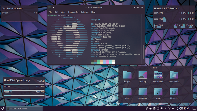 SpaceK plasma-theme